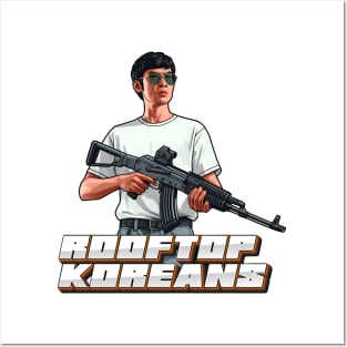 Rooftop Koreans Posters and Art